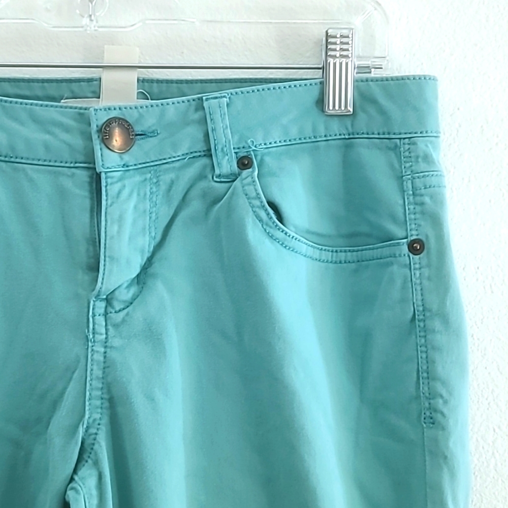 9/29 FOREVER21 TURQUOISE SKINNY PANTS